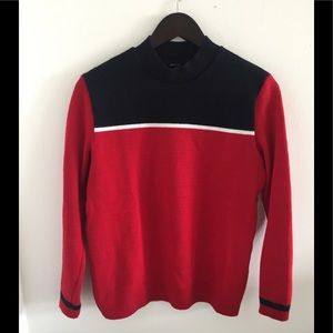 Forever 21 mock neck ski sweater | S